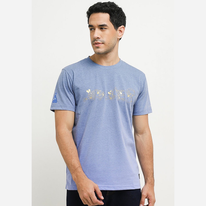 Giordano Disney Fantasia Mickey Print Tee Pria