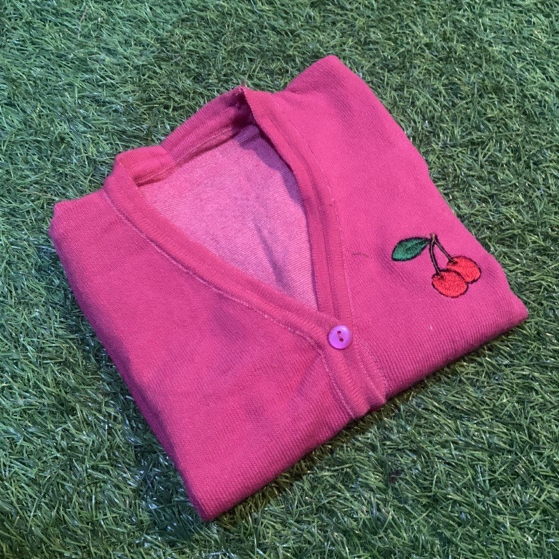 Lizzy Kids - CARDIGAN CHERRY KIDS FANTA / PINK BABY