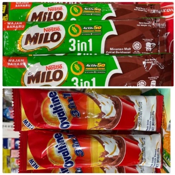 

DIJUAL ECER PER 1PCS MILO 3IN1 MALAYSIA ATAU OVALTINE 3IN1 THAILAND