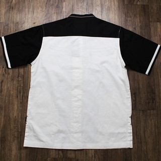 BAJU KOKO PRIA MODERN LENGAN PENDEK WARNA PUTIH KOMBINASI BAJU KOKO PRIA MODERN LENGAN PENDEK WARNA PUTIH KOMBINASI