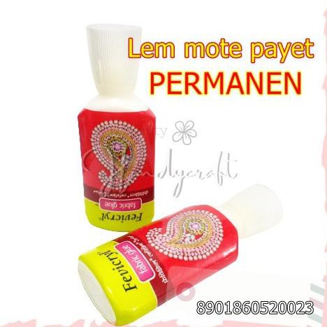 

Big Sale GWJ Lem mote payet permanen Fabric glue utk resin mutiara dll RP IAM