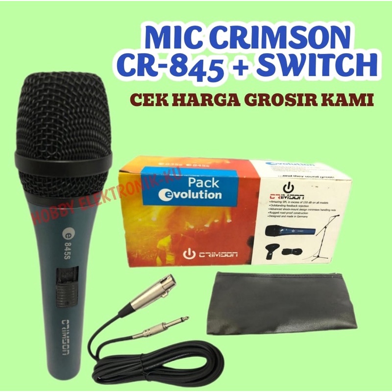 MICROPHONE CRIMSON CR-845 + SWITCH