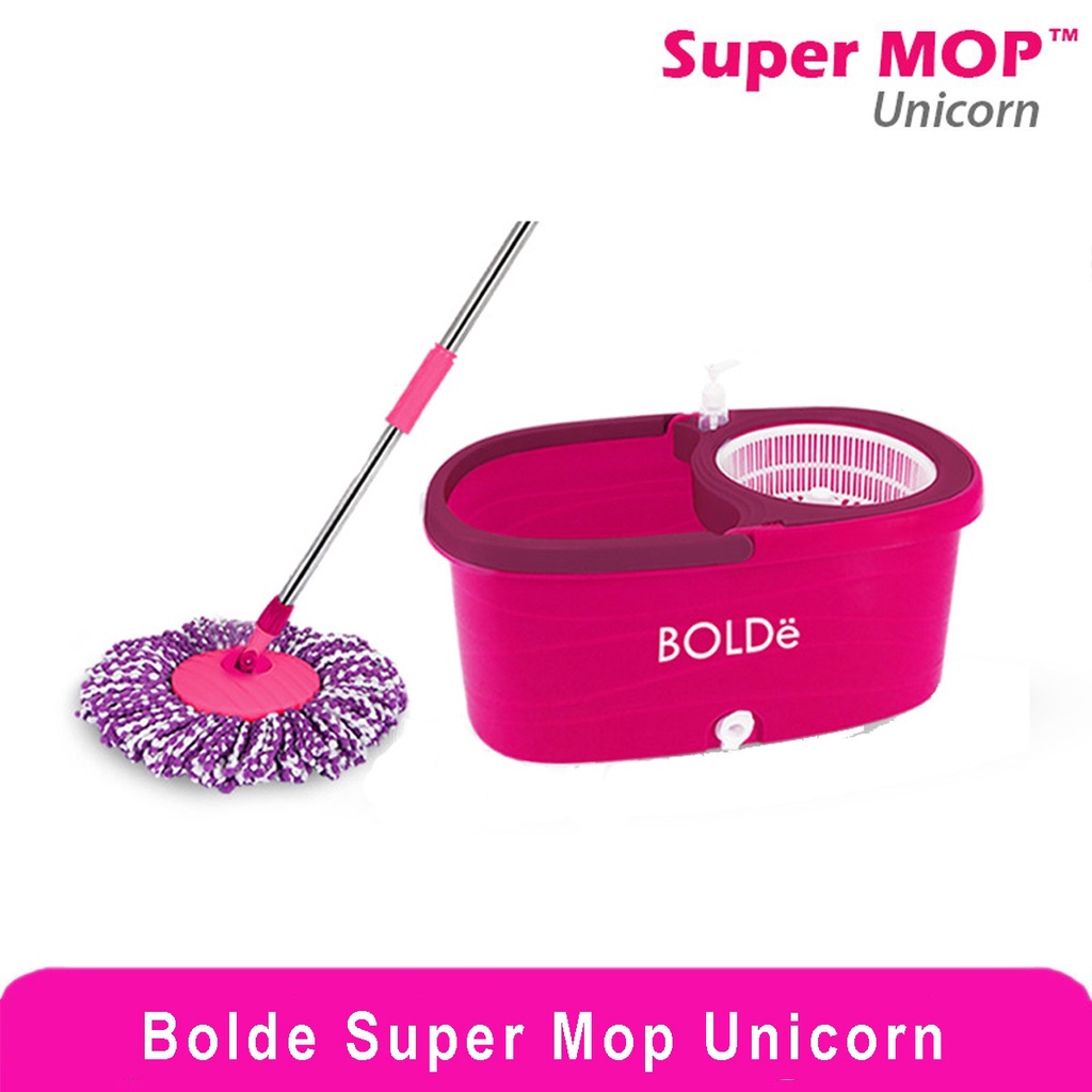 ALat Pel Putar BOLDe Spin Mop Unicorn Super Mop Unicorn Alat Pel Lantai