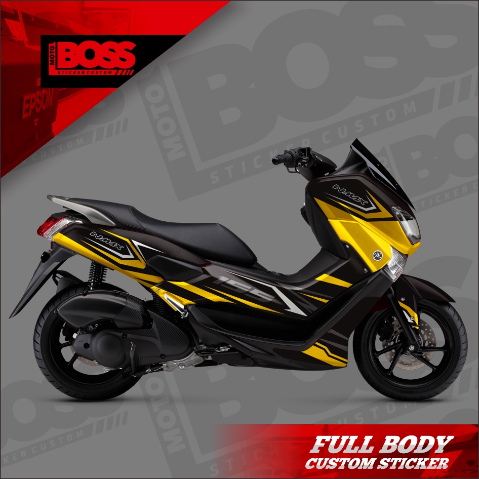 Decal Sticker Stiker Yamaha Nmax 2016 2017 2018 2019 Full Body Striping Full Body Nmax Motif Ystreet