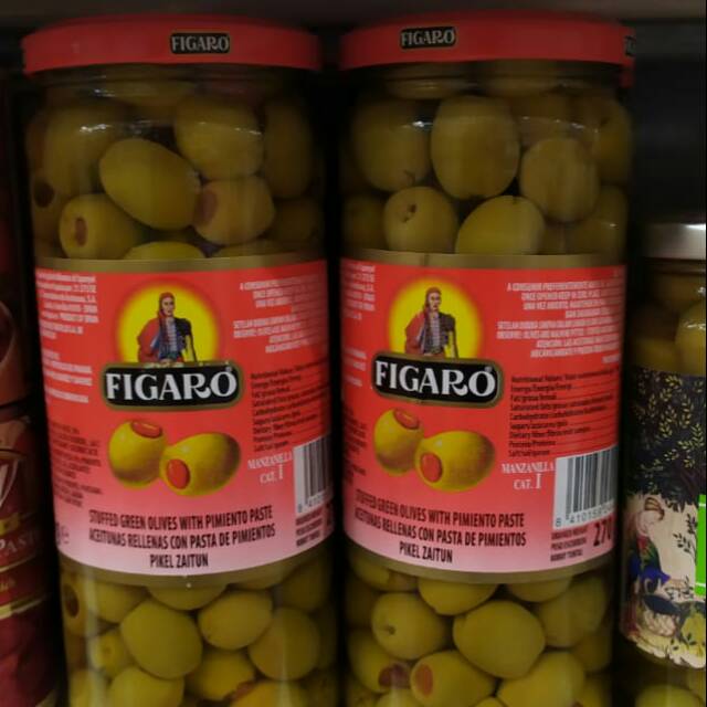 

Figaro stuffed green olives with pimiento paste 450gr