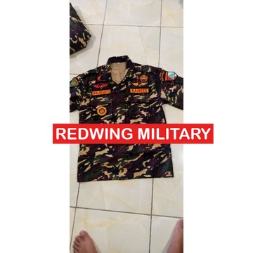 GSM pdl Banser atribut bordir timbul lengkap.perekat.