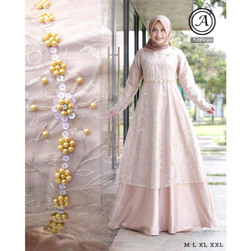 Cod gamis tille pesta modern//gamis pesta muslim//fashion muslim//gamis lebaran terbaru