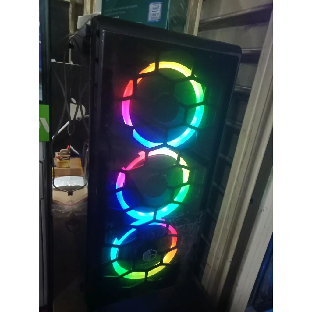 PC CPU RAKITAN GAMING AMD RYZEN 7 2700X-RAM 16GB-VGA RX590 8GB SUPER HIG END