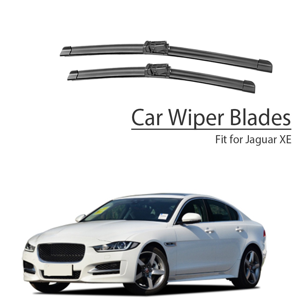 1 Set Karet Wiper Depan Mobil Untuk Jaguar XE 2018 2017 2016 2015