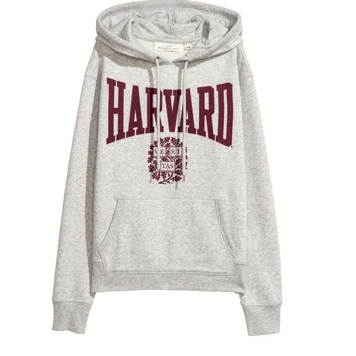 LANGSUNG KIRIM.. Hoodie H&M Harvard Grey Crewneck Harvard HnM ORIGINAL FULLTAG sweater h&m wanita pr