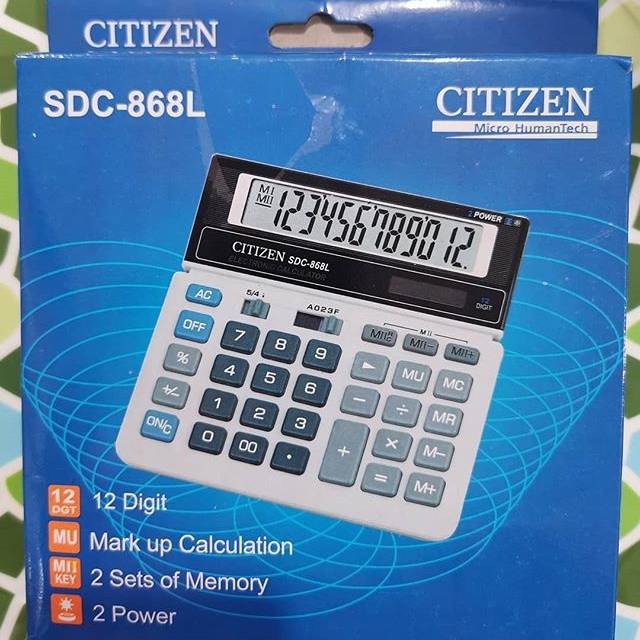 

KALKULATOR CITIZEN SDC-868L