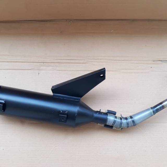 Knalpot racing bobokan xeon rc atau xeon gt 125 model tsukigi galvanis
