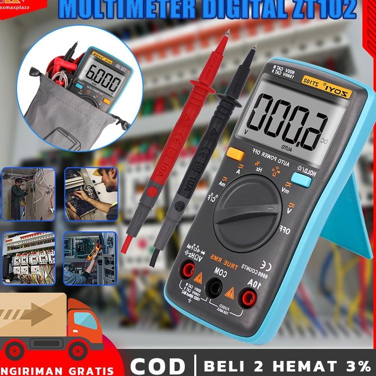 ✮ Multimeter Digital ZT102/xl830l/DT830B/YX1000A Alat Pengukur Multimeter Portabel/avometer DT830G  