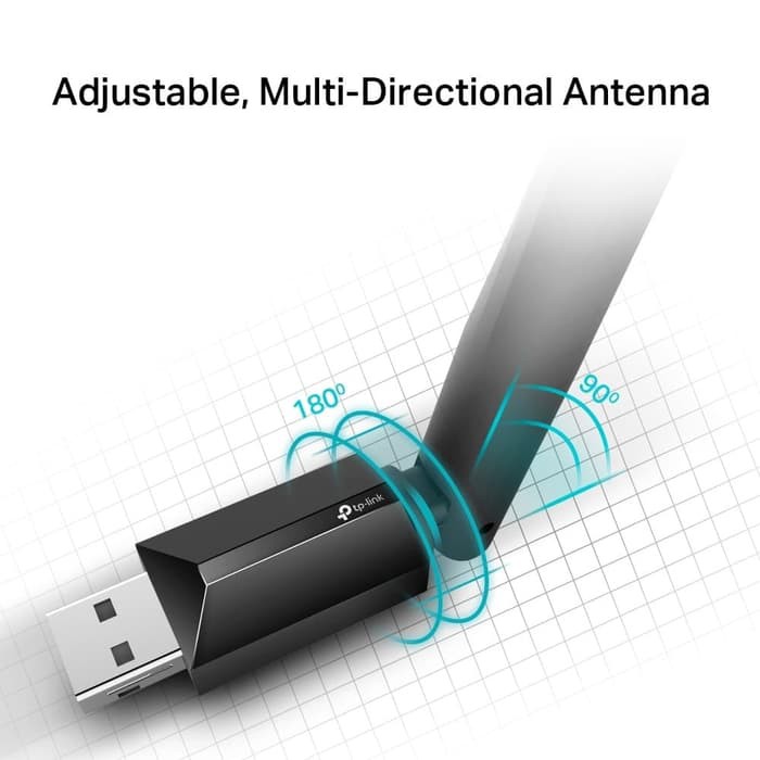 TP-Link Archer T2U Plus AC600 High Gain Wireless Dual Band USB Adapter