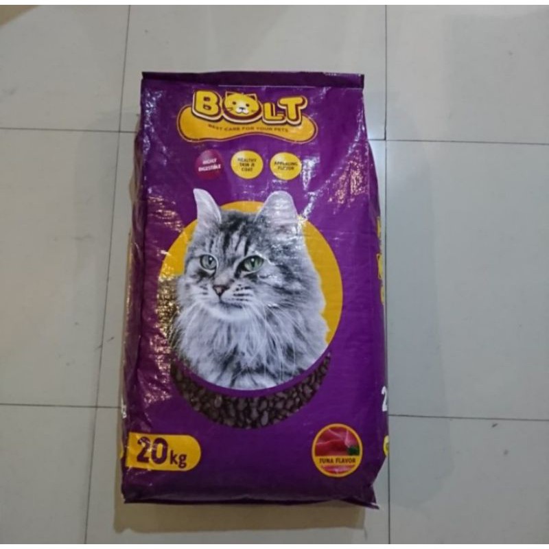 PROMO MAKANAN KUCING - bolt cat bentuk ikan 8kg