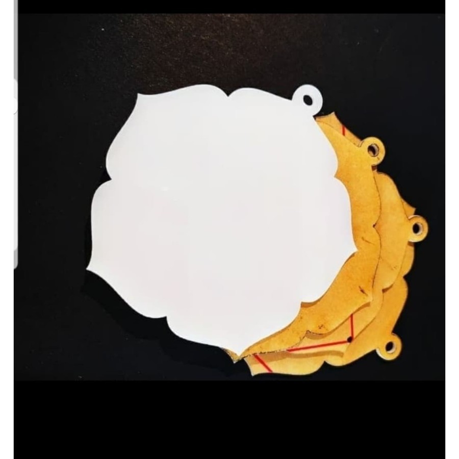 

Bahan Medali Akrilik Segilima Bunga 3mm 6cm LASERCUT Acrylic
