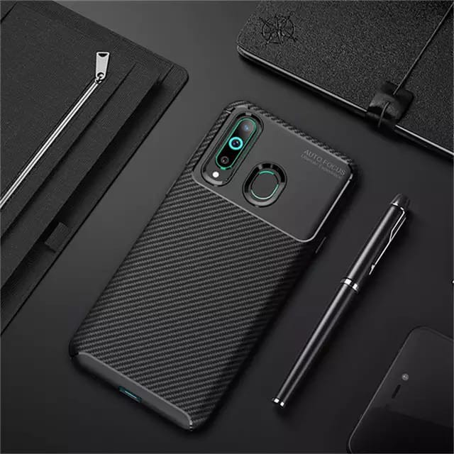 Samsung M30 Soft Case Focus Carbon