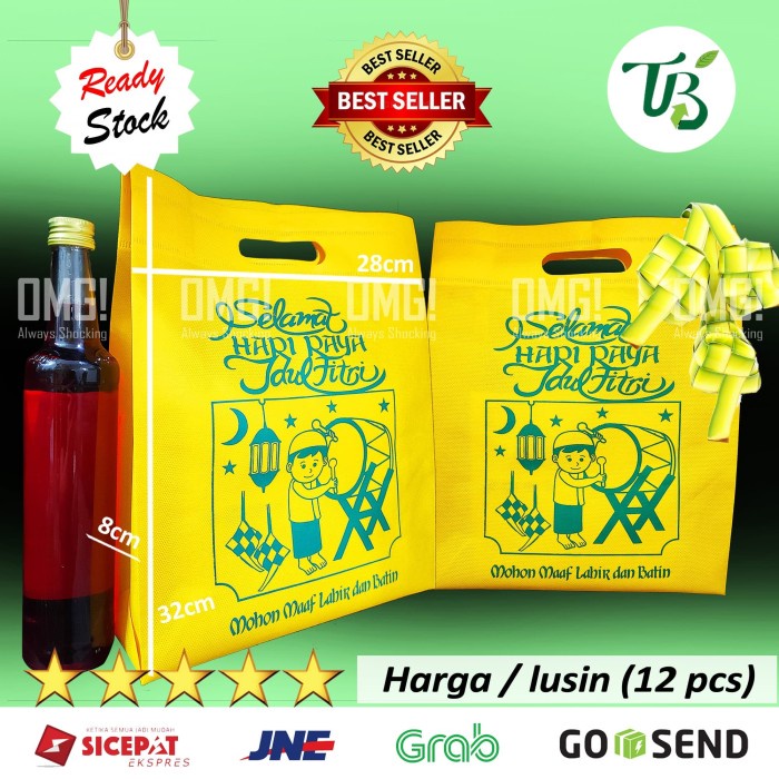 

✨ BISA COD ✨ Goodie Bag Idul Fitri Lebaran Tas Spunbond TBI BOX POND non Paper bag
