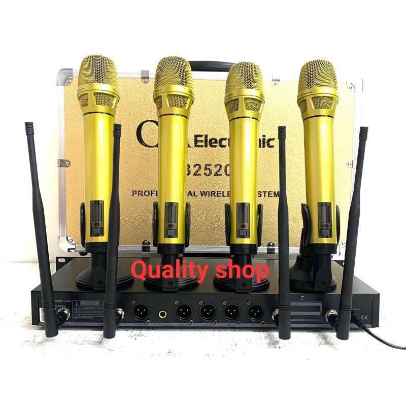 Mic Wireless QA ELECTRONIC B2520 / B 2520 Original By RDW 4 Handheld