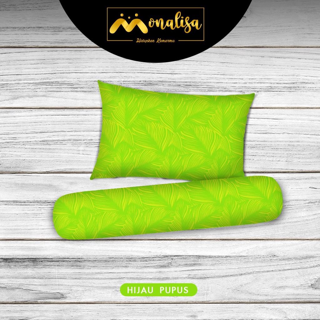 Monalisa Emboss Sprei Uk 90/100/120 - Hijau Pupus