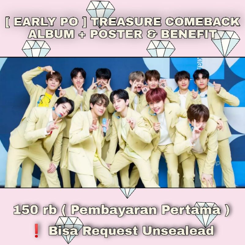 [EARLY PO] TREASURE COMEBACK ALBUM + POSTER & BENEFIT