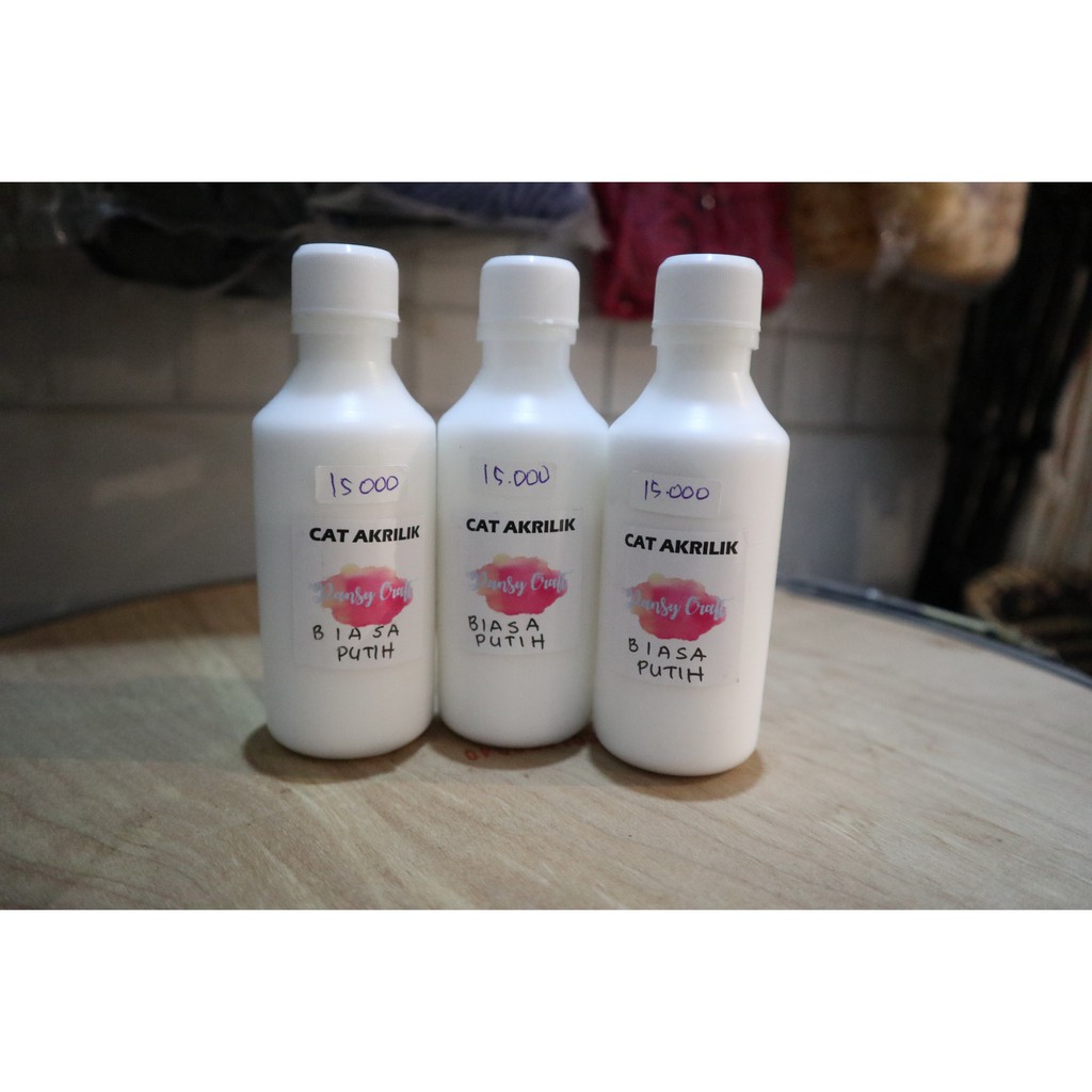 

Cat Akrilik Putih Biasa 100ml