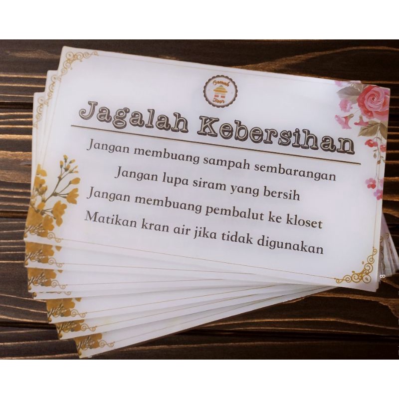 Cetak Papan Nama Ruangan Tulisan Dekorasi Kos Penginapan Hotel