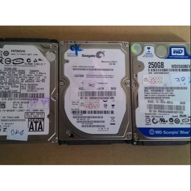 Internal Hdd 250gb ps 3 bisa laptop
