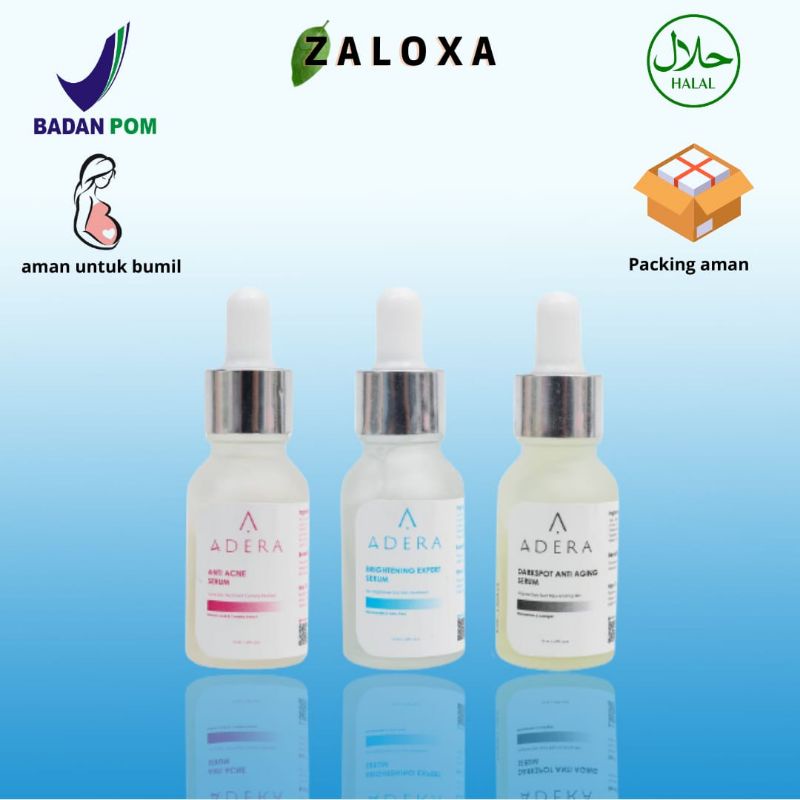 ADERA SERUM ORIGINAL FACE SERUM ADERA WAJAH ORI UNTUK FLEK HITAM GLOWING ORIGINAL BPOM ASLI 100%