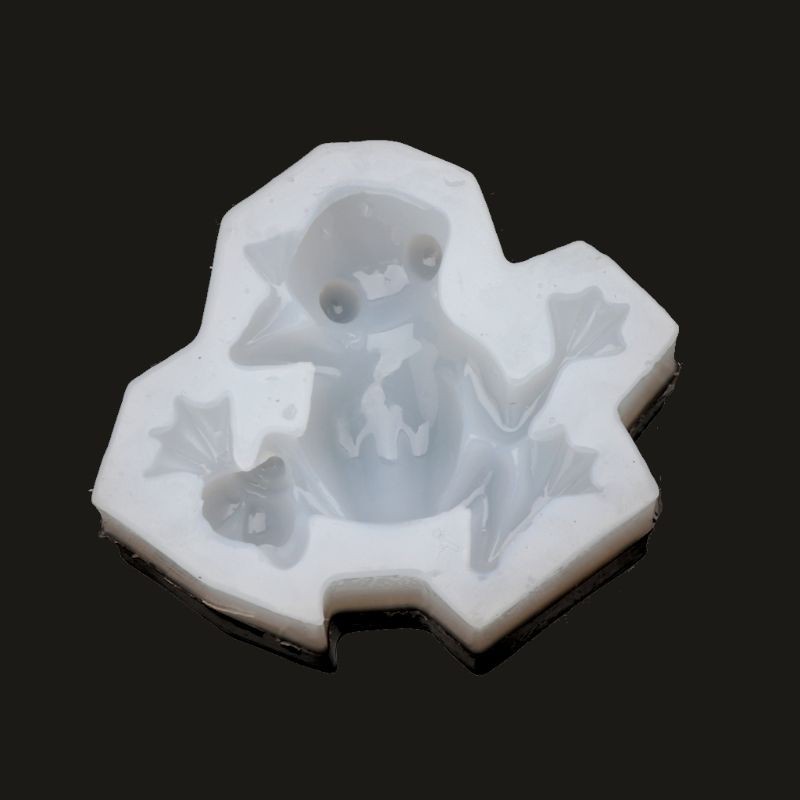 Glitter UV Resin Liquid Silicone Mold 3D Frog Animal Resin Mold DIY Baking Tool Jewelry