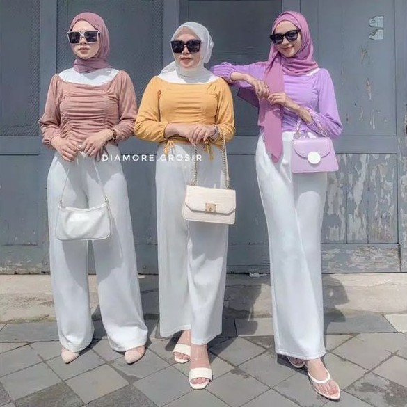 CAROL BLOUSE | CROPTY TOP | BLOUSE ATASAN WANITA SELEBGRAM HITS KEKINIAN