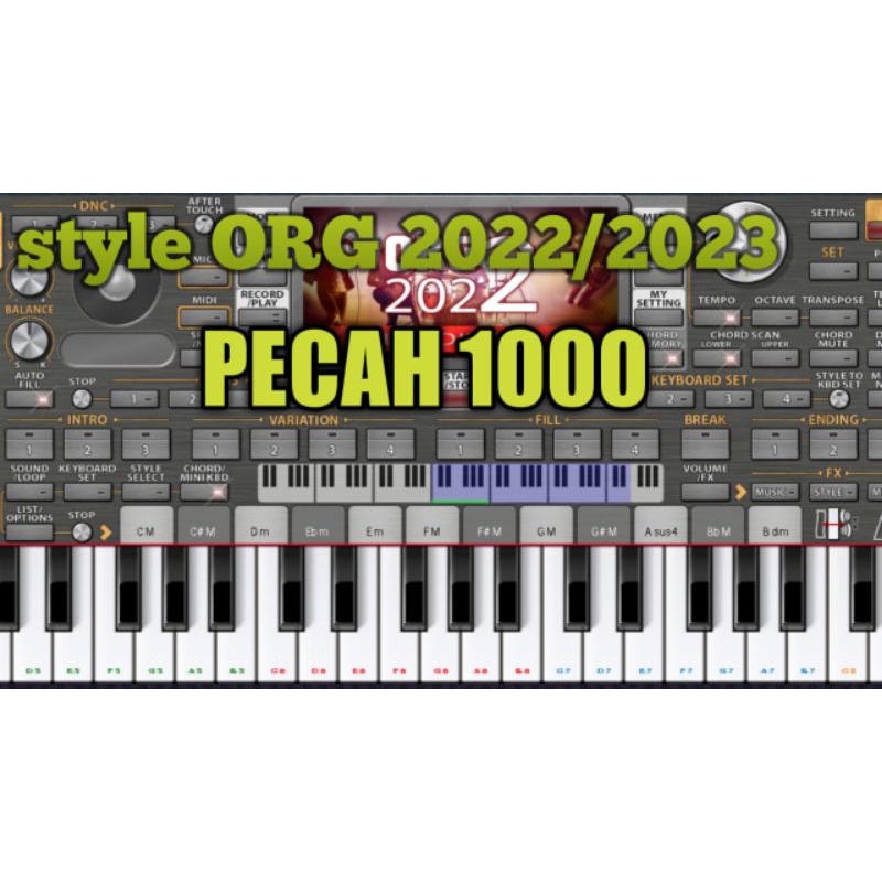 style pecah 1000 versi ORG 2022/2023