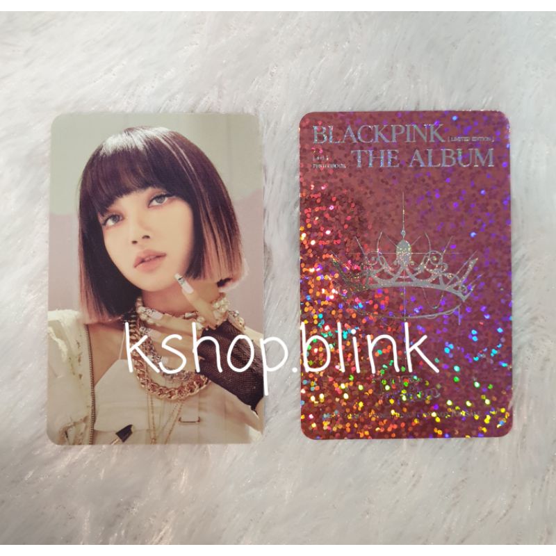 Jual Sharing Photocard Blackpink 41 The Album Photobook Limited Edition Lisa Photocard 