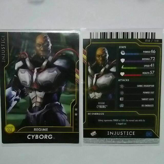 Kartu Injustice Cyborg Regime / Injustice card Cyborg Regime series 02
