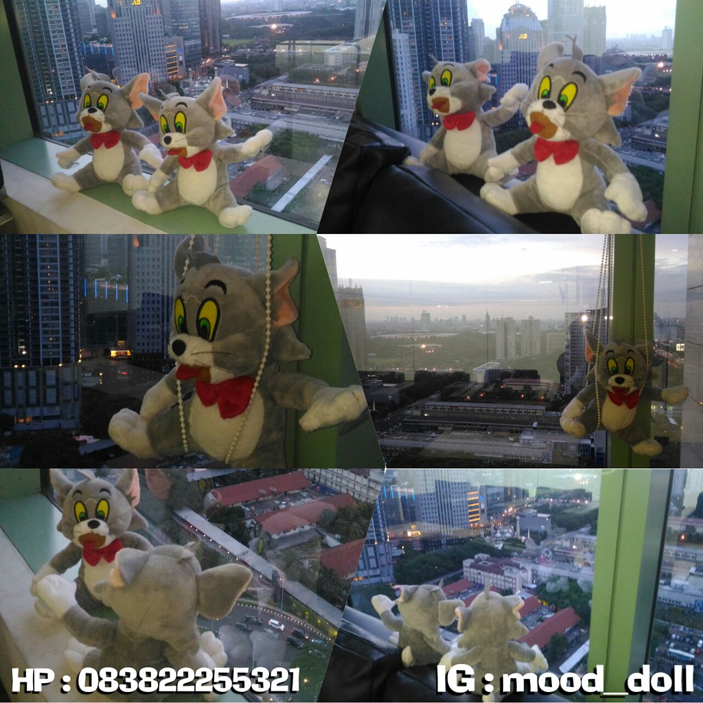 Boneka Karakter Si Kucing Nakal Tikus Jahil Serial Film Kartun