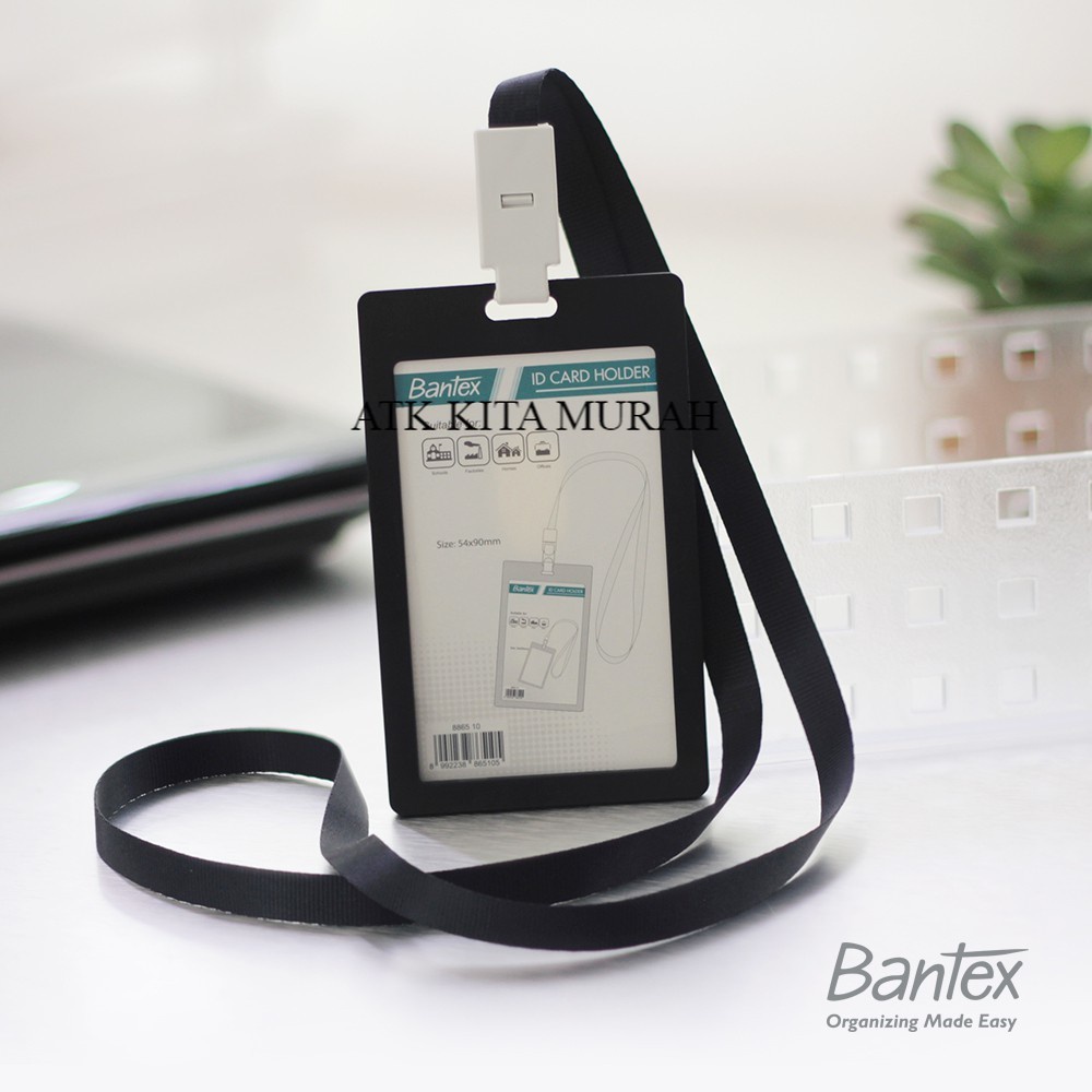 

Name Tag Bantex Tali Portrait Hitam -8865 10