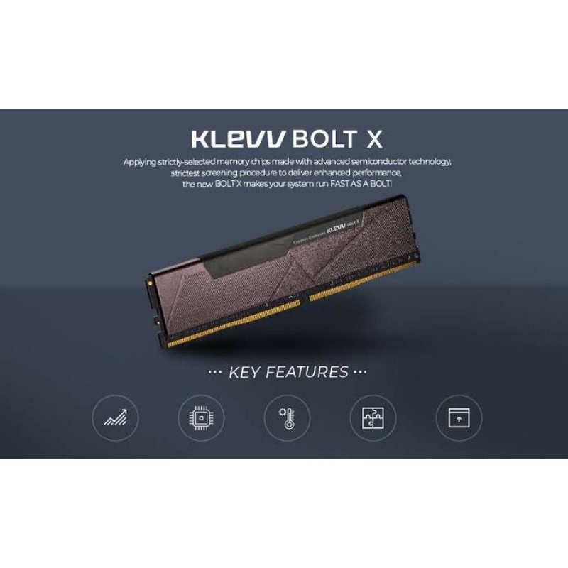KLEVV DDR4 BOLT X SERIES PC288000 3600MHZ 8GB (1x8GB)
