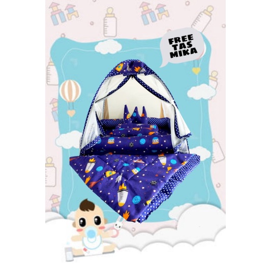 KASUR BAYI/KELAMBU TENDA/TEMPAT TIDUR BAYI