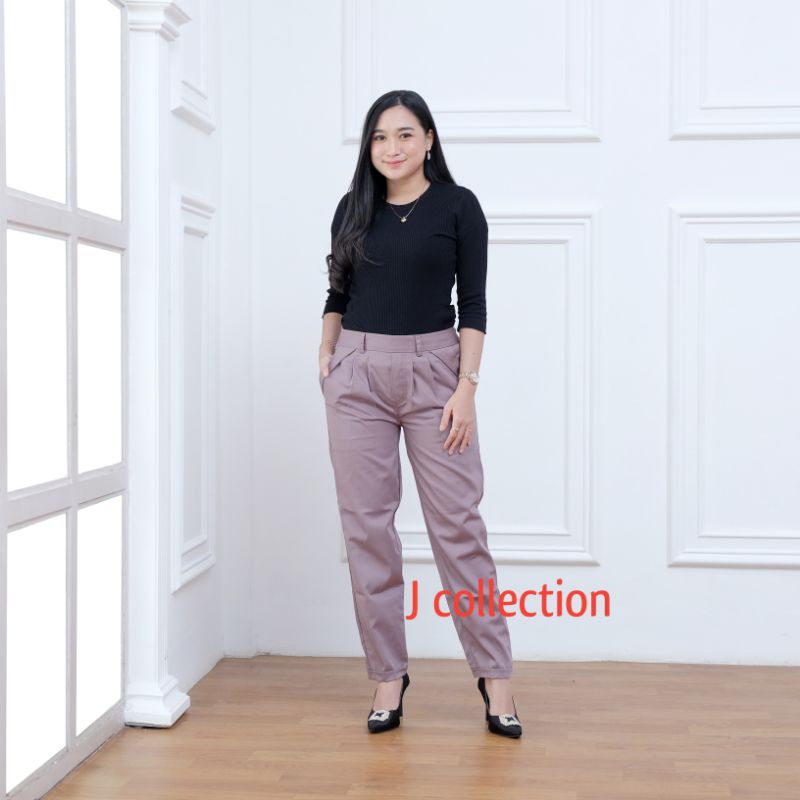 CELANA PANJANG WANITA/AMERICAN DRIL IMPOR/CELANA WANITA SIZE M L XL XXL / J collection