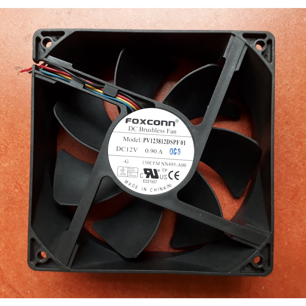 Kipas High Speed Foxconn 12x12 DC12 Volt 0.90 Ampere