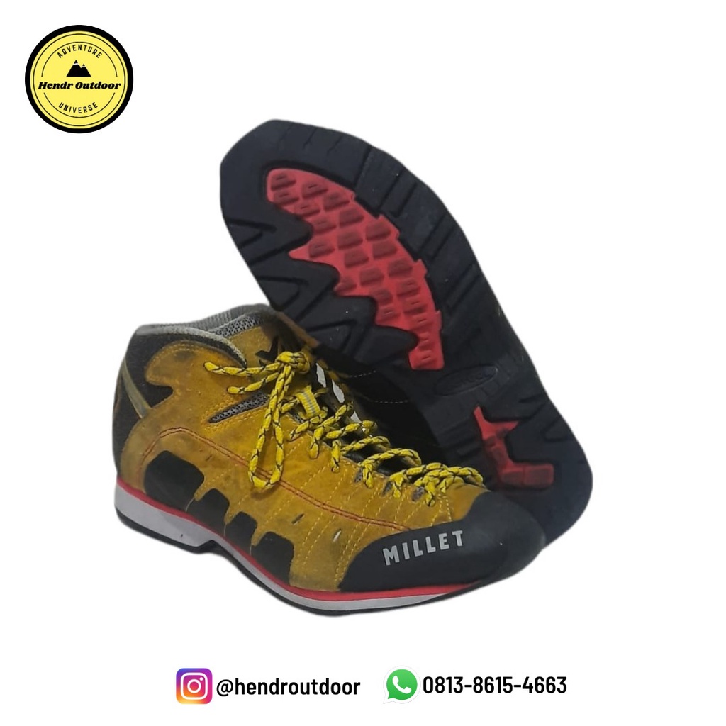 SEPATU HIKING ORIGINAL SECOND MILLET