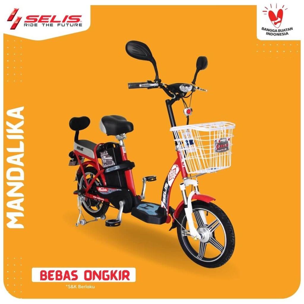 Jual Sepeda Listrik Selis Tipe Mandalika Indonesia Shopee Indonesia Jual Sepeda Listrik Selis Tipe Mandalika Indonesia Shopee Indonesia