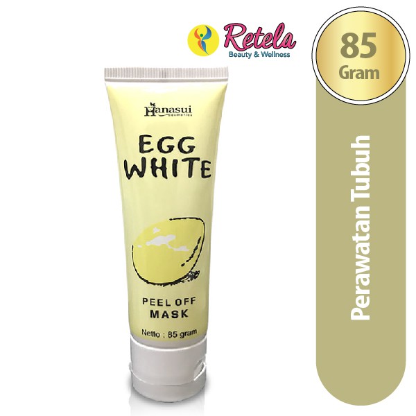 Hanasui Egg White Peel Off Mask 85G / Masker Wajah