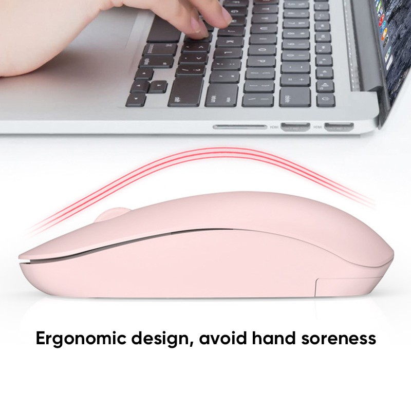 Smartfish Wireless Optical Mouse Warna Macaron dengan desain minimalis