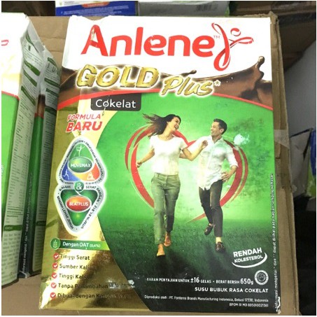 

ANLENE GOLD PLUS RASA COKLAT , VANILA & ORIGINAL 650 GRAM