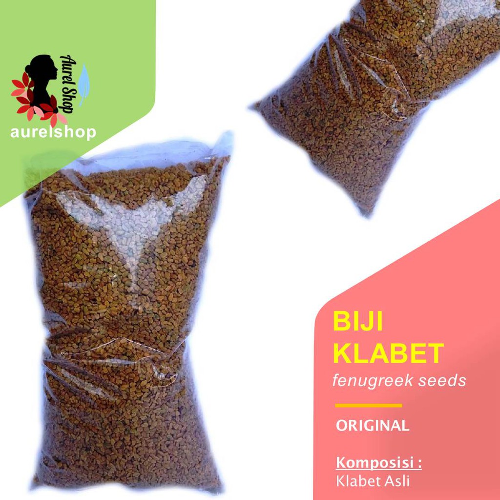 

Biji Klabet 1 kg / Kelabet / Hulbah / Alba / Fenugreek Seeds