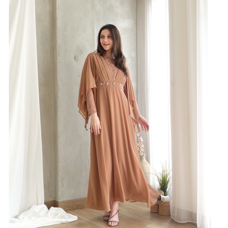 Elham Kaftan (Available Couple) Dress Pakaian Lebaran Idul Fitri Wanita