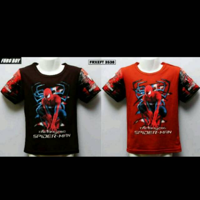 721 spiderman 3538 kaos  anak  laki furo  sablon Shopee  721 spiderman 3538 kaos  anak  laki furo  sablon Shopee