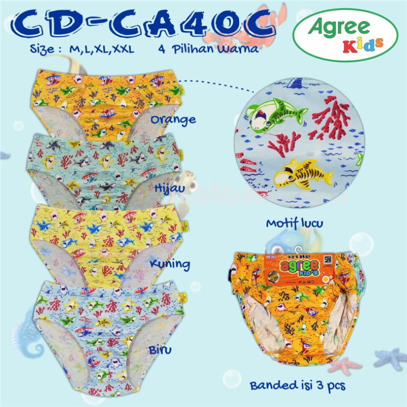 3pc cd anak laki agree/taft kids ca40