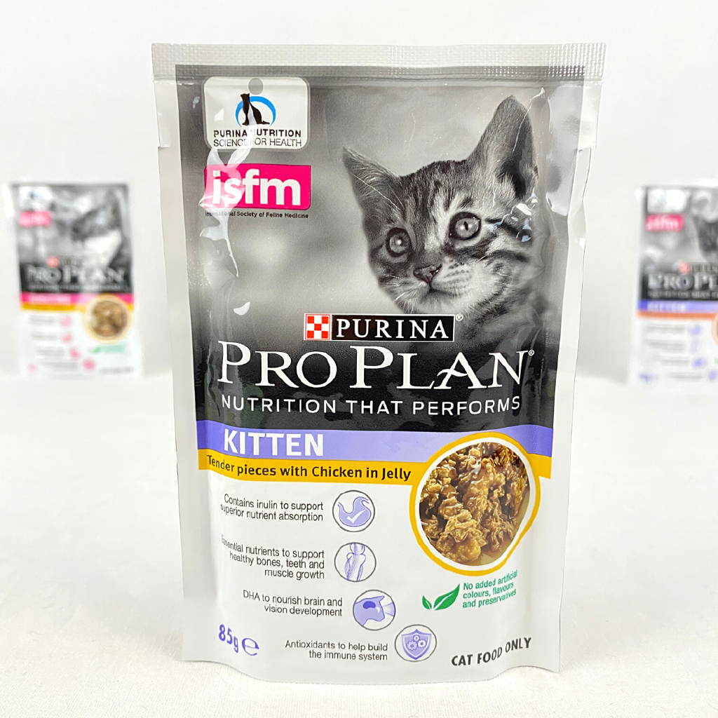 

PROPLAN Makanan Anakan Kucing POUCH Kitten Chicken 85gr